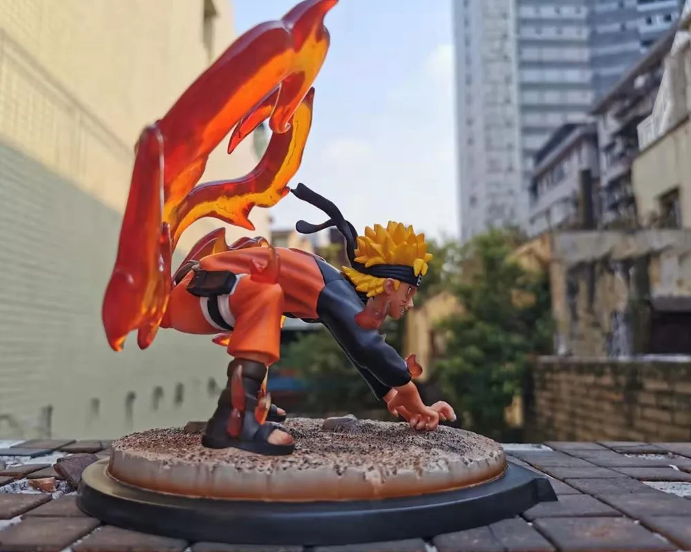 Аниме Наруто Узумаки Фигурки ПВХ Наруто Курама фигурка модель Ninetales Shippuden игрушки для детей GK Коллекционная кукла