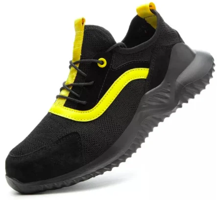 safety shoes for men DEWBEST Рабочая обувь со стальным носком, модные легкие дышащие мужские промышленные и строительные защитные ботинки, Прогулочные кроссовки - Цвет: safety shoes for men
