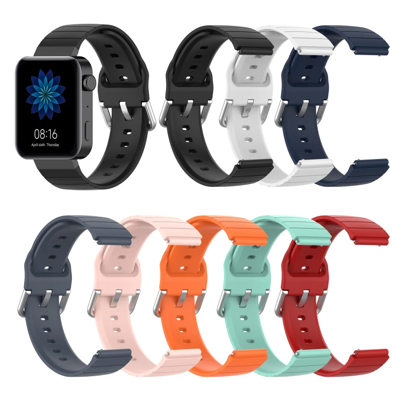 Подходит для смарт-часов Xiaomi с защитой от пряжки ремешок Mi Watch сменный Браслет из