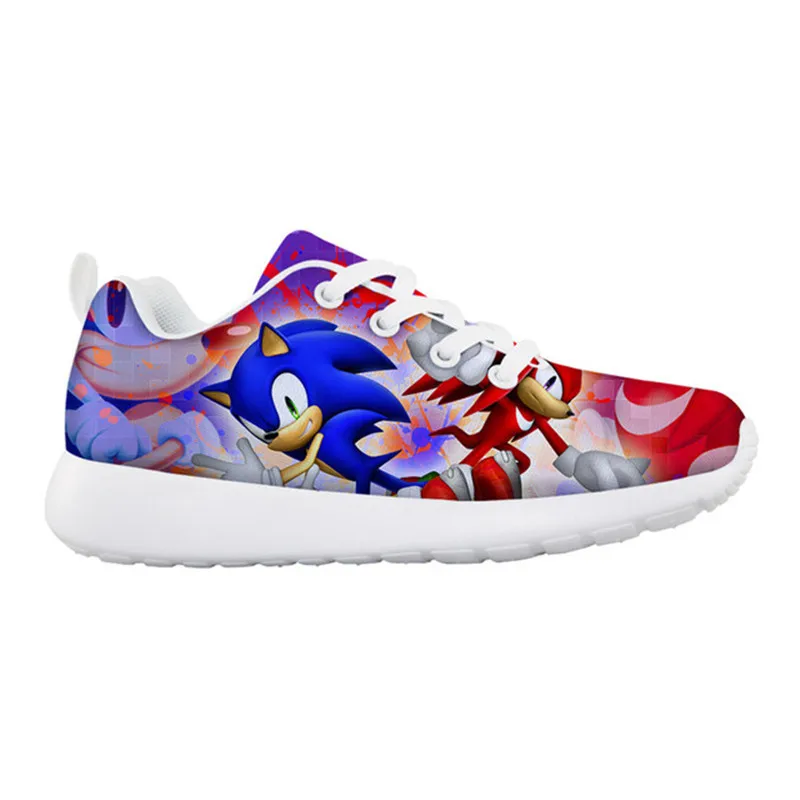 slippers for boy Cartoon Children's Shoes Sonikku za Hejjihoggu Blue Hedgehog Print Casual Tenis for Boy Breathable Kids Sneaker Shoes Zapatillas slippers for boy Children's Shoes