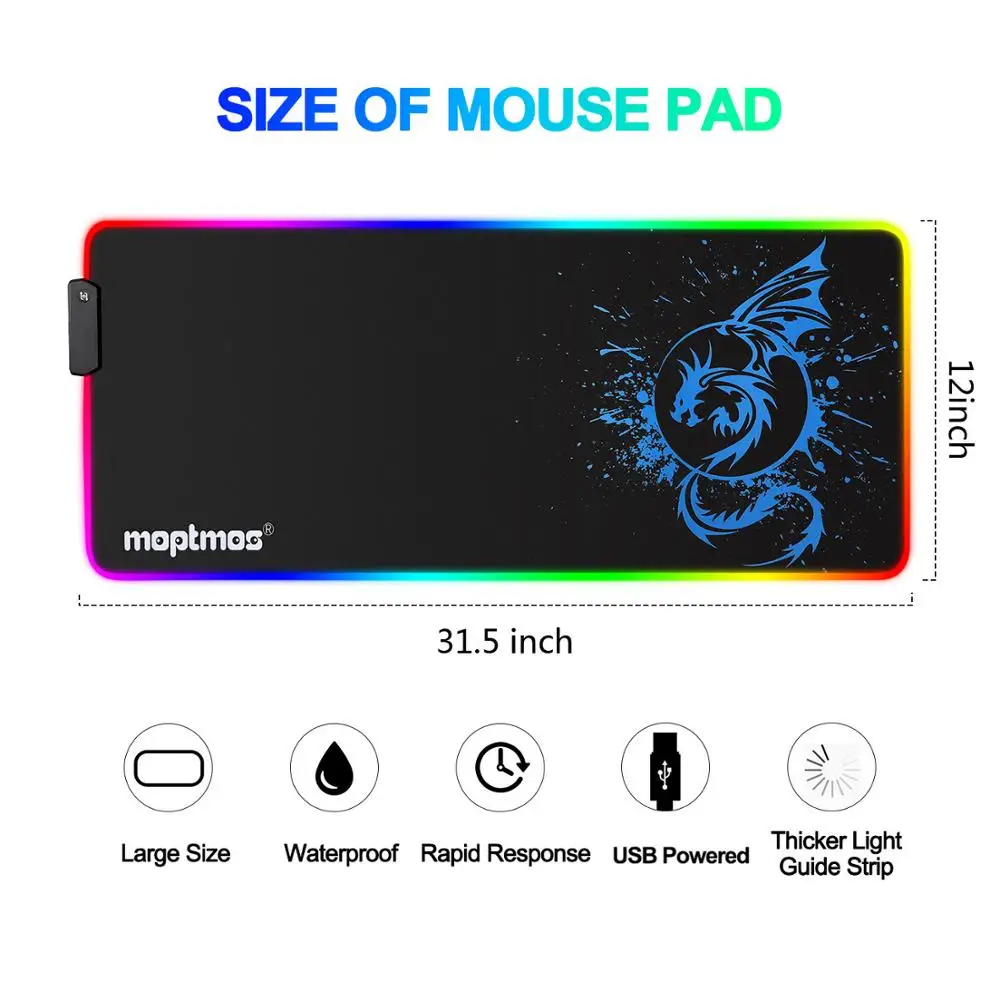 Mouse Pads Anime Phantom of Inferno RGB Gaming Mouse Pad Large Soft LED Extended Mouse Mat Computer Mat for Gamers Office Work 800x300x4mm Mouse Pads Anime Phantom of Inferno RGB Gaming Mouse Pad Large Soft LED Extended Mouse Mat Computer Mat for Gamers Office Work 800x300x4mm