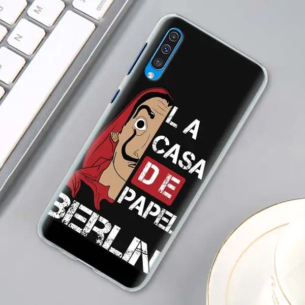 LA Casa De Papel чехол для samsung Galaxy A10s A20e A30 A40 A50 A50s A60 A70 A80 A6 A8 плюс A7 A9 в твердом переплете - Цвет: H01