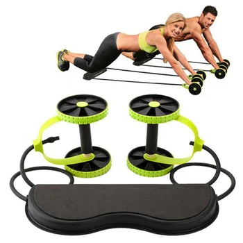 

O Treinador Abdominal Roda Ab Roda Do Rolo com Mat Braço Perna Cintura Exercício Multi-funcional Equipamentos de Fitness Exercíc