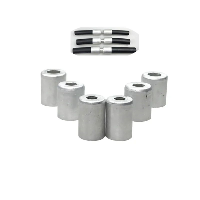 8pcs R134a Automotive Air Conditioning Hose Pipe Fitting Aluminum Sleeve Car Parts