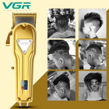 

VGR 140 All-metal Hair Trimmer Professional Hair Clipper Electric Hair Trimmer Cordless Haircut Shaver Beard Shaver Machine