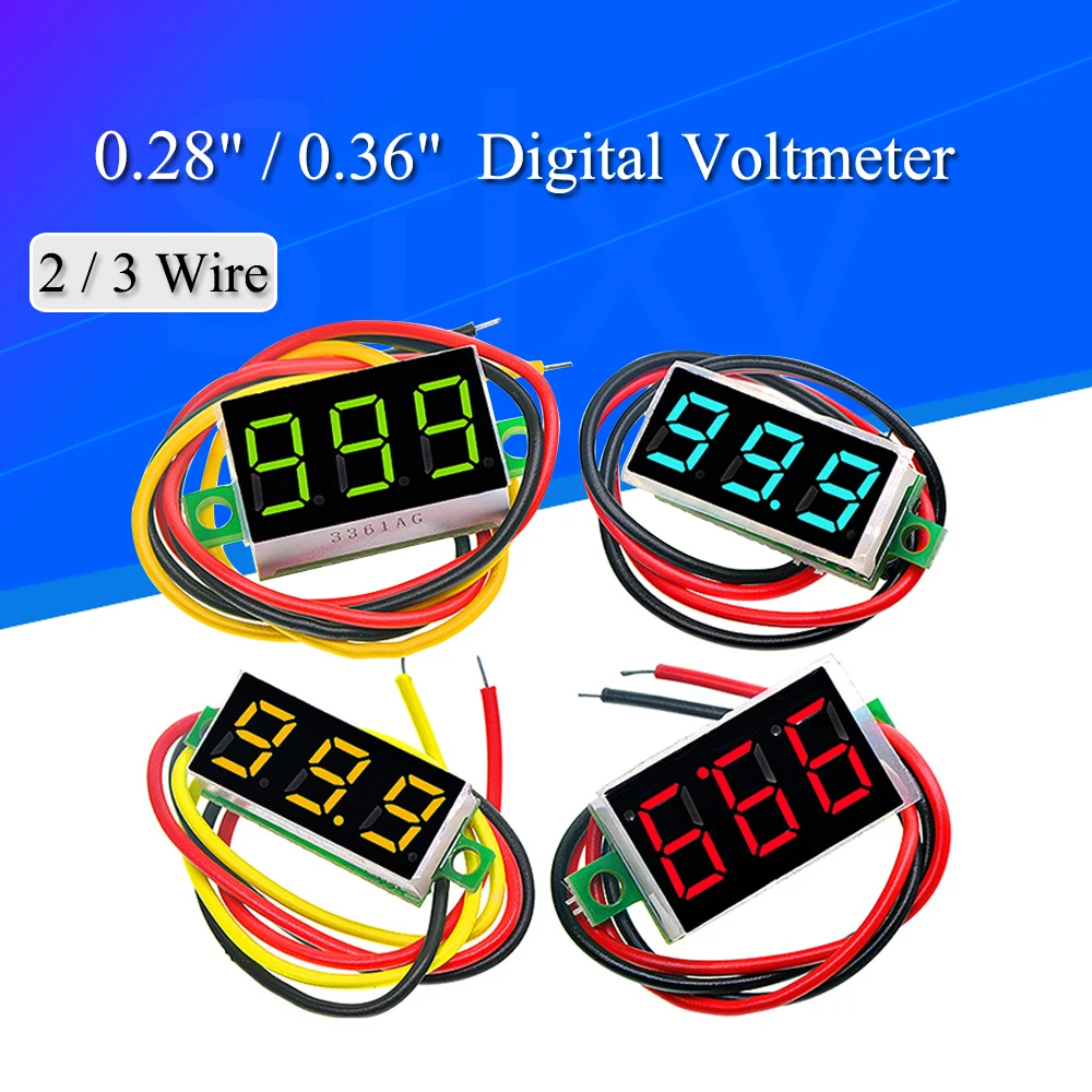 Car Voltage Meter Voltmeter Digital Voltage Meter Car Digital