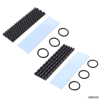 

Pure Copper Graphene Heatsink M.2 NGFF 2280 PCI-E NVME SSD Thermal Pad Cooler