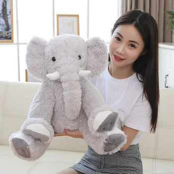 

Plush Elephant Doll50cm Elephant Toy Soft Kids Sleeping Back Cushion Cute Stuffed Elephant Baby Accompany Toys For Children