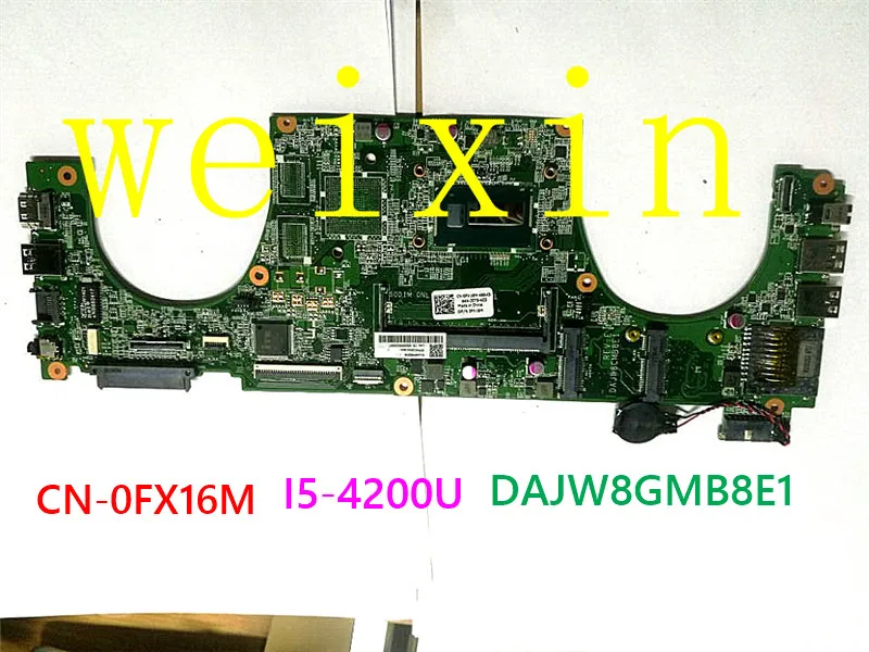 Материнская плата для ноутбука DELL Vostro 5470 V5470 Core SR170 I5 4200U системная CN 0FX16M FX16M DAJW8GMB8E1
