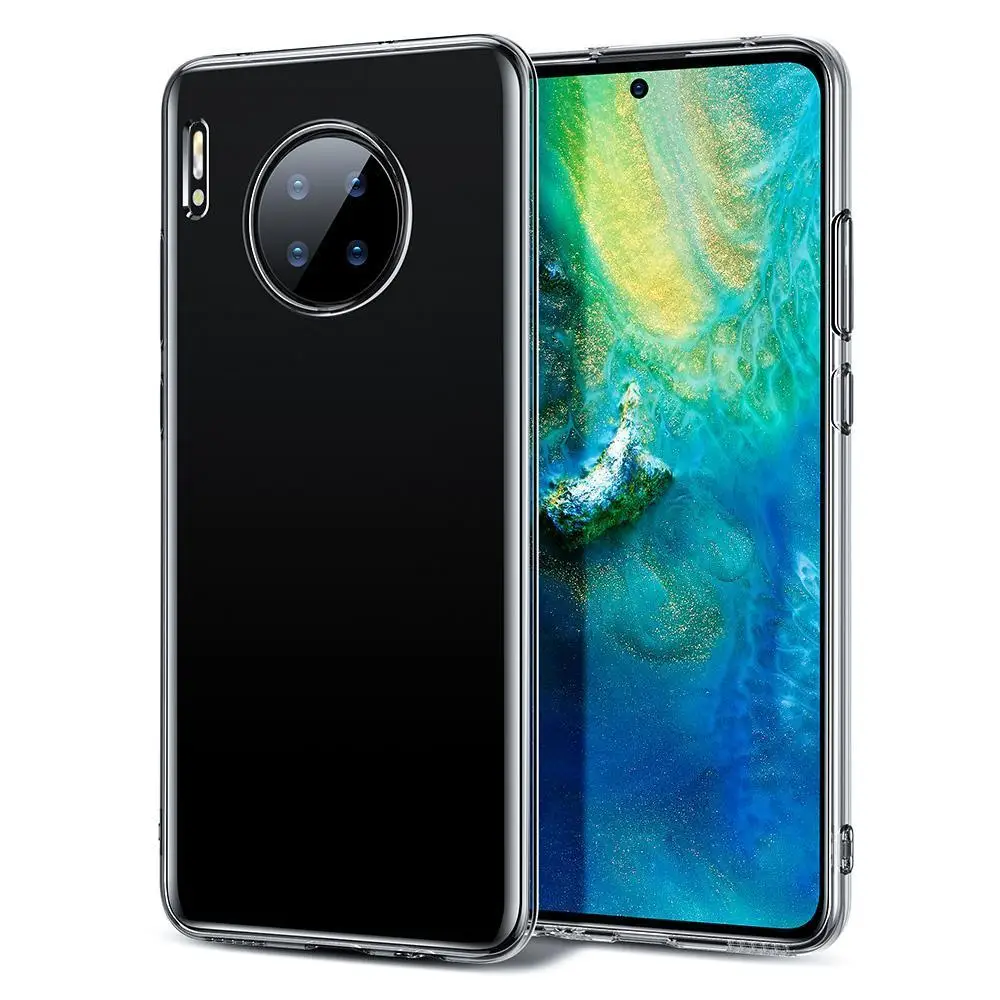 Ультратонкий Прозрачный чехол для huawei Mate30 Lite/Pro P30 P20 P Smart Z Y6 Y7 Y9 Prime чехол на Honor 9X20 Мягкий ТПУ бампер