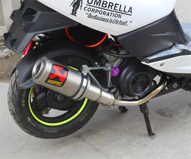 Мотоцикл Скутер модификация выхлопной трубы Akrapovic для Huanglong 300/600 WISP Skyline спортивный автомобиль Kawasaki большое смещение