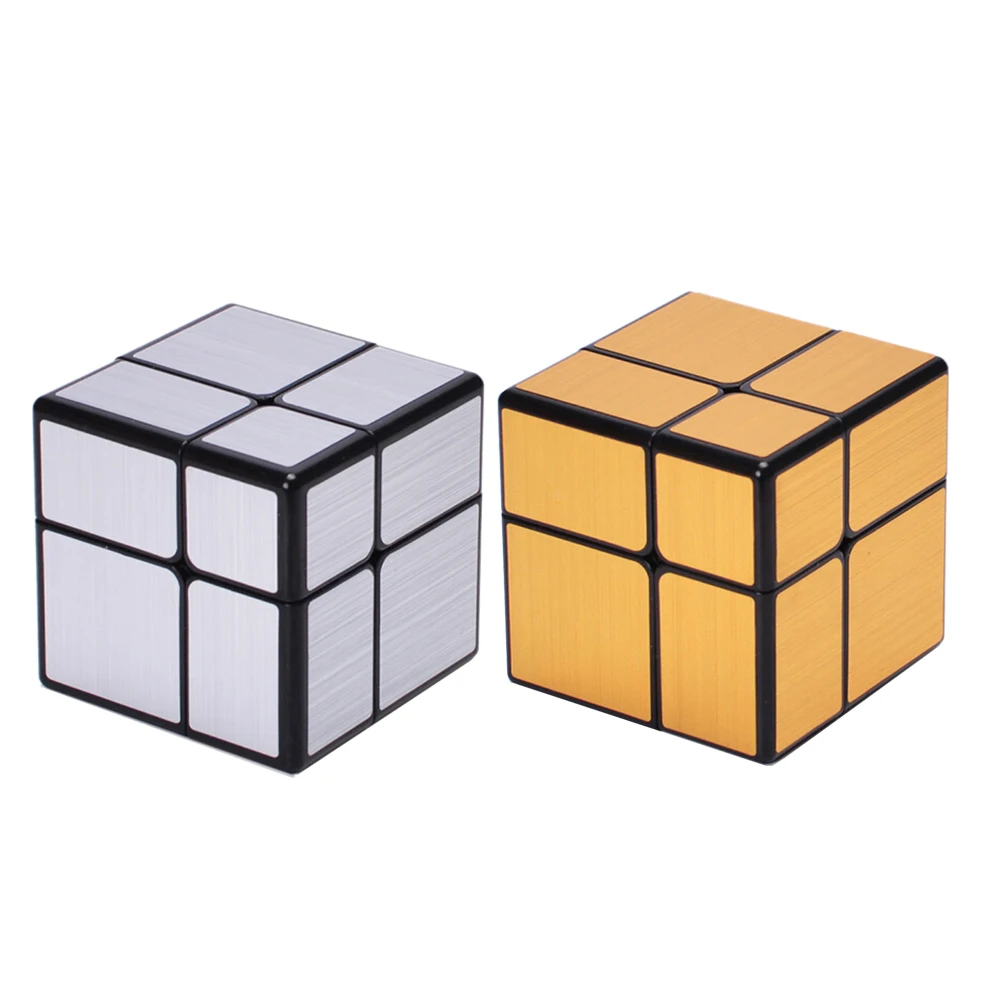 IQ Кубы QiYi зеркальная поверхность 2x2 куб высокоскоростной головоломка Магия