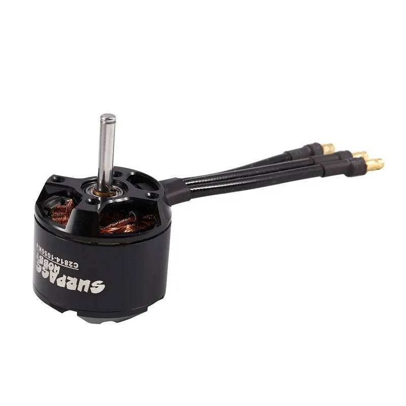 ABKT-High Performance 2814 1050KV 14 Poles Brushless Motor for RC Airplane Fixed-wing Black