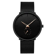 Горячие водонепроницаемые мужские кварцевые часы, независимая секундная стрелка, циферблат, наручные часы