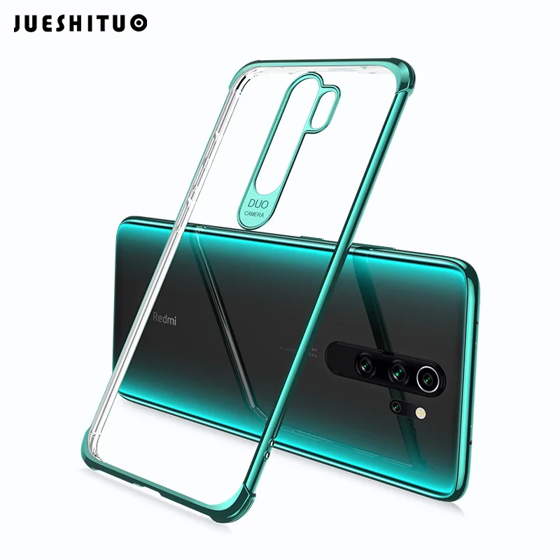 Противоударный чехол для Xiaomi Redmi Note 8 Pro Note8 мягкая прозрачная защитная задняя