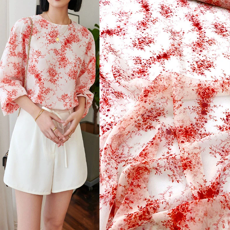145cm Width Fashion Red Peach Flower Printed Thin Georgette Chiffon Fabric For Woman Girl Summer Long Dress Blouse Diy Sewing Fabric Aliexpress 145cm Width Fashion Red Peach Flower Printed Thin Georgette Chiffon Fabric For Woman Girl Summer Long Dress Blouse Diy Sewing Fabric Aliexpress