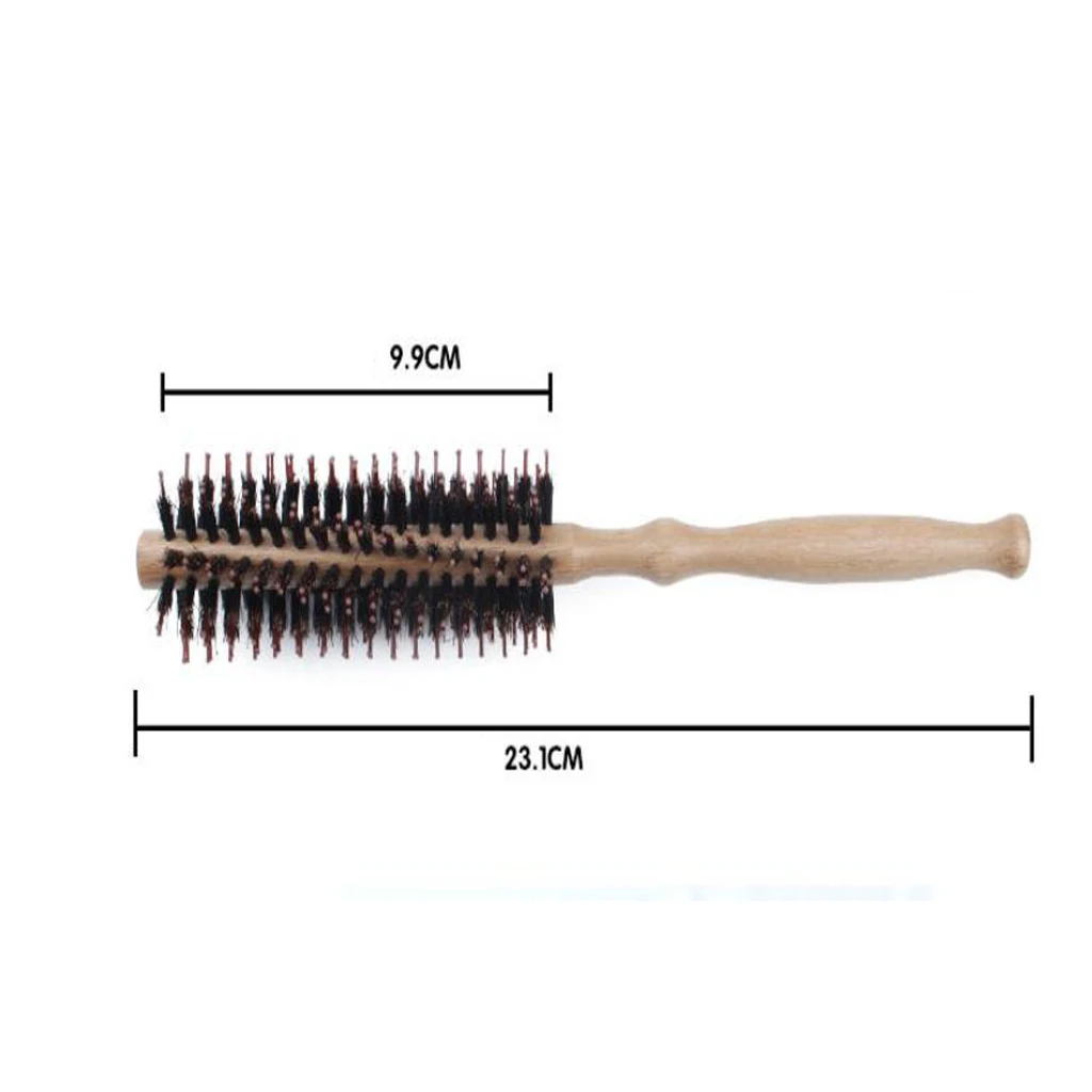 Bristle Hair Round Brush Roller Hair Care Curly Comb Scalp Massage Hairbrush