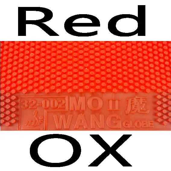 Red Globe Mo Wang II(Mo Wang 2, Mo Wang-II) длинный Pips-Out Настольный теннис(пинг-понг) Резина(без губки - Цвет: Red