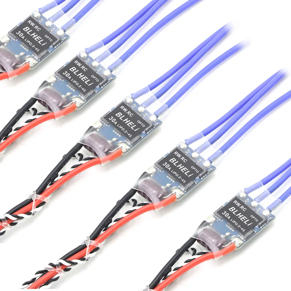 4 шт./лот Mr.Rc 16A / 20A 30A Mini SimonK BLHeli ESC OPTO 20 490 Гц 18 кГц PWM 2 4S для квадрокоптера QAV250 RC