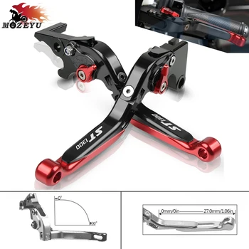 

For HONDA ST 1300 st1300 2008-2012 2011 2010 2009 CNC Motorcycle Adjustable Folding Extendable Folding Brake Clutch Lever ST1300