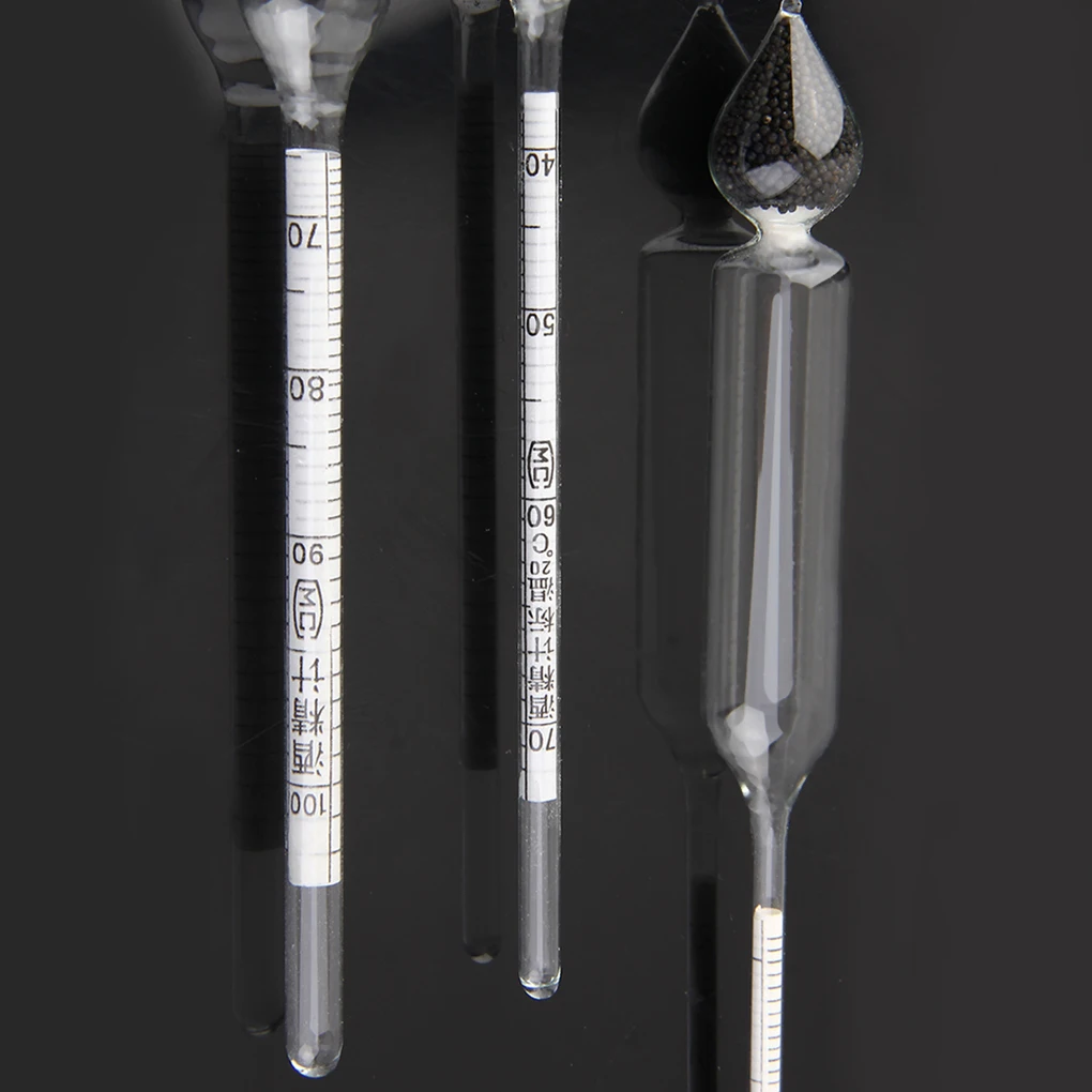 Профессиональные измерения от 0 до содержание алкоголя 3 шт набор гидрометра