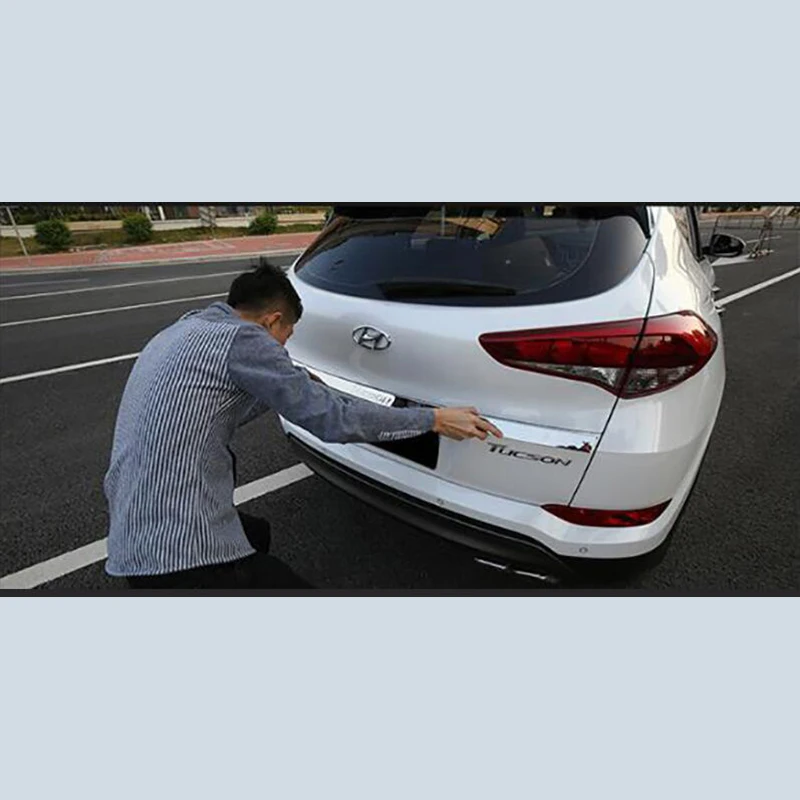 Применяется только для 15-19 hyundai Tucson отделка багажника яркая отделка багажника модификация специальная