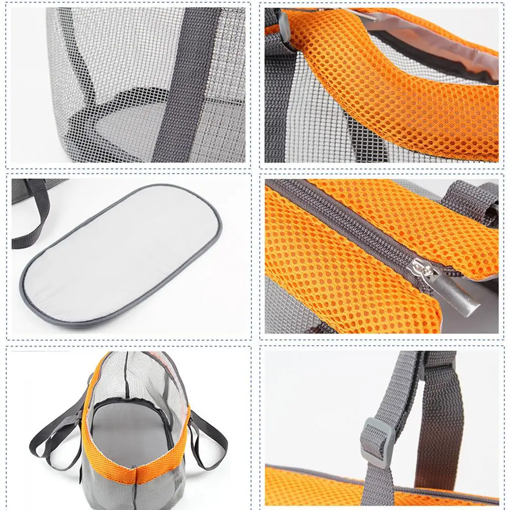Dog Bags Portable Dog Carrier Bag Mesh Breathable Carrier Bags for Small Dogs Foldable Cats Handbag Travel Pet Bag Transport