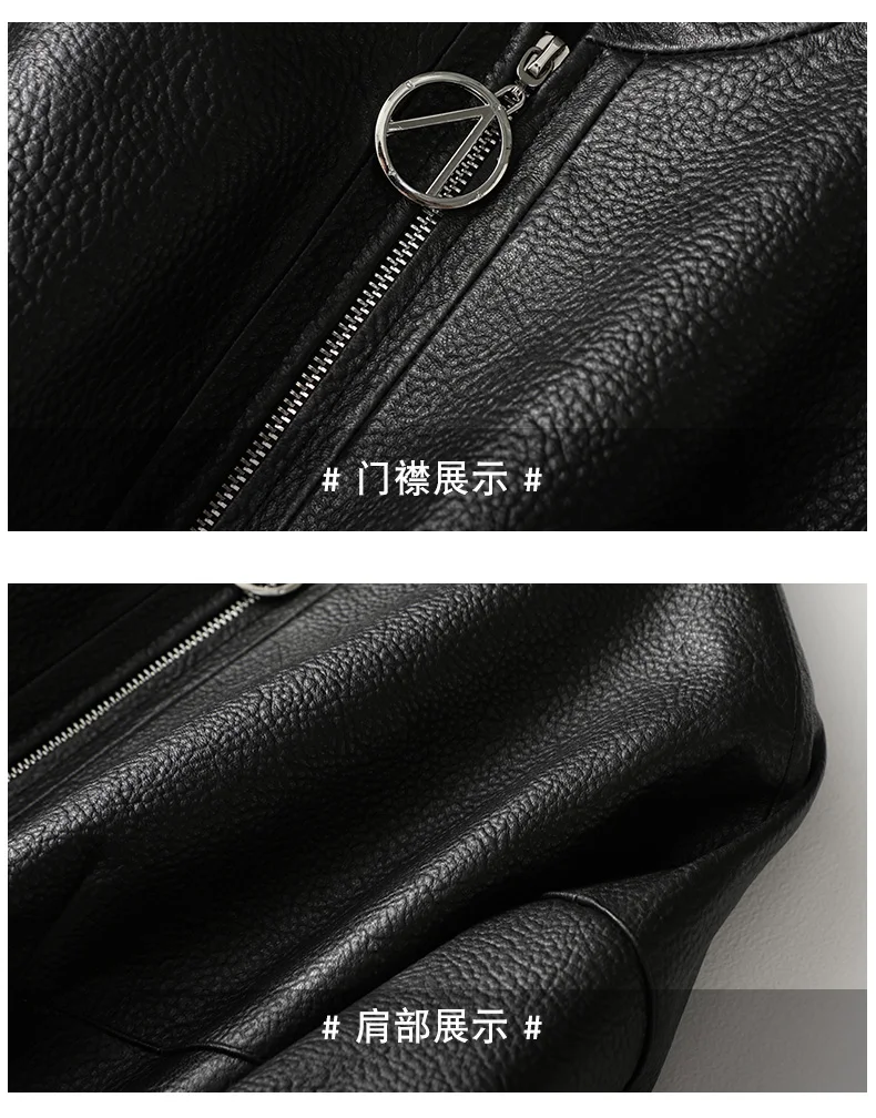 Genuine Leather Jacket Women Spring Autumn Sheepskin Coat Casual Women's Leather Jackets Vintage Cuero Genuino 1959 KJ3166