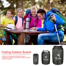 Водонепроницаемый сухой мешок 5L 20L 50L открытый мешок плаванье рафтинг Каякинг водонепроницаемый Пляжный набор игрушек для детей сумки Складная упаковка для хранения