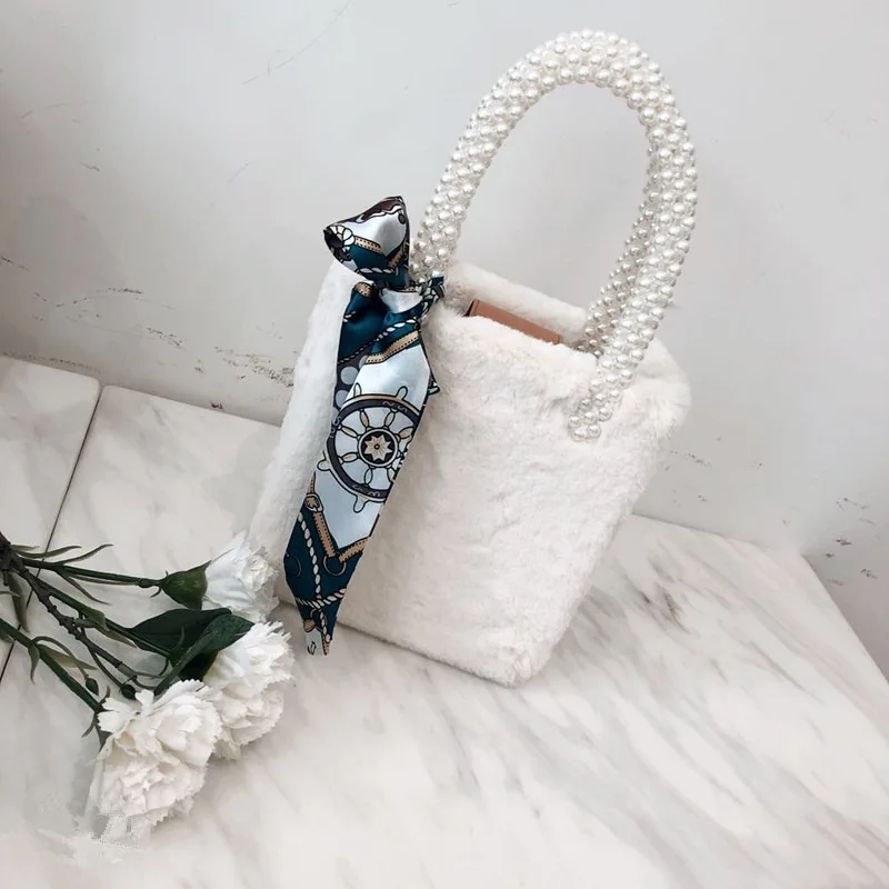 

2019 New Contrasting Joker Autumn/winter Pearl Handbag Luxuryhandbags Women Bags Designer