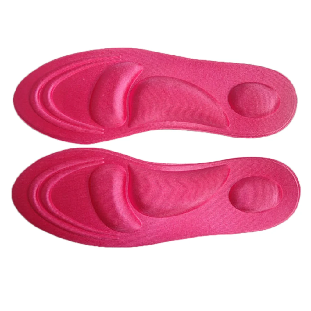 Ортопедические стельки Плоскостопие супинатор пены памяти стельки обуви колодки Комфорт черный для мужчин - Цвет: Womens pink