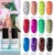 ROSALIND Crackle Гель Лак для Ногтей Лак Для ногтей Hybrid Crackle Color Base Маникюрный набор для UV Led Semi Permanent Base Top Coat