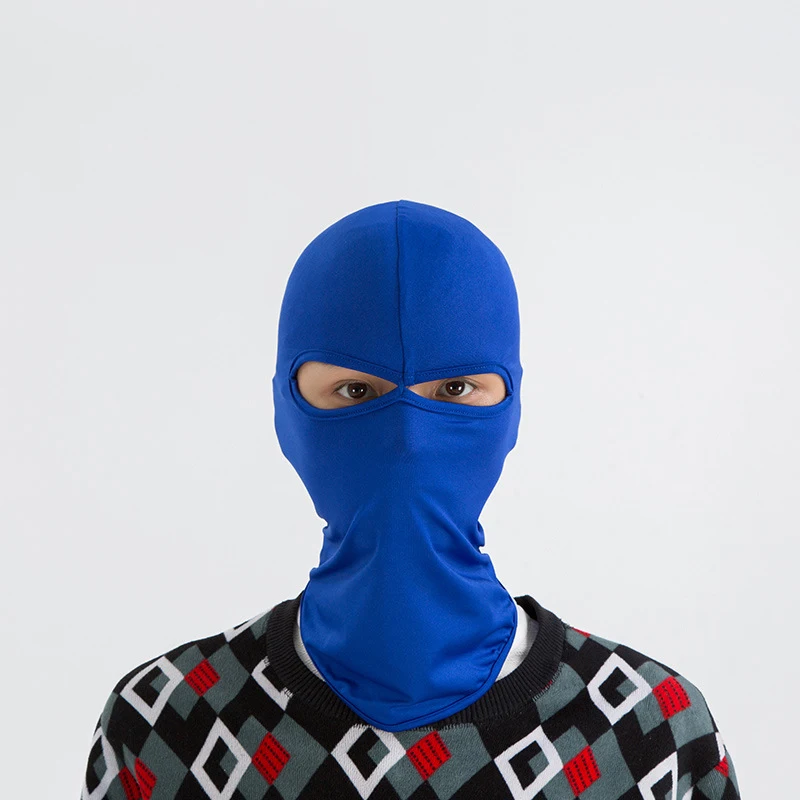 Мотоциклетная маска для лица Флисовая Балаклава зимняя шапка-маска летняя маска для лица s тушь для ресниц Para Moto маска для катания на лыжах зима - Цвет: Синий