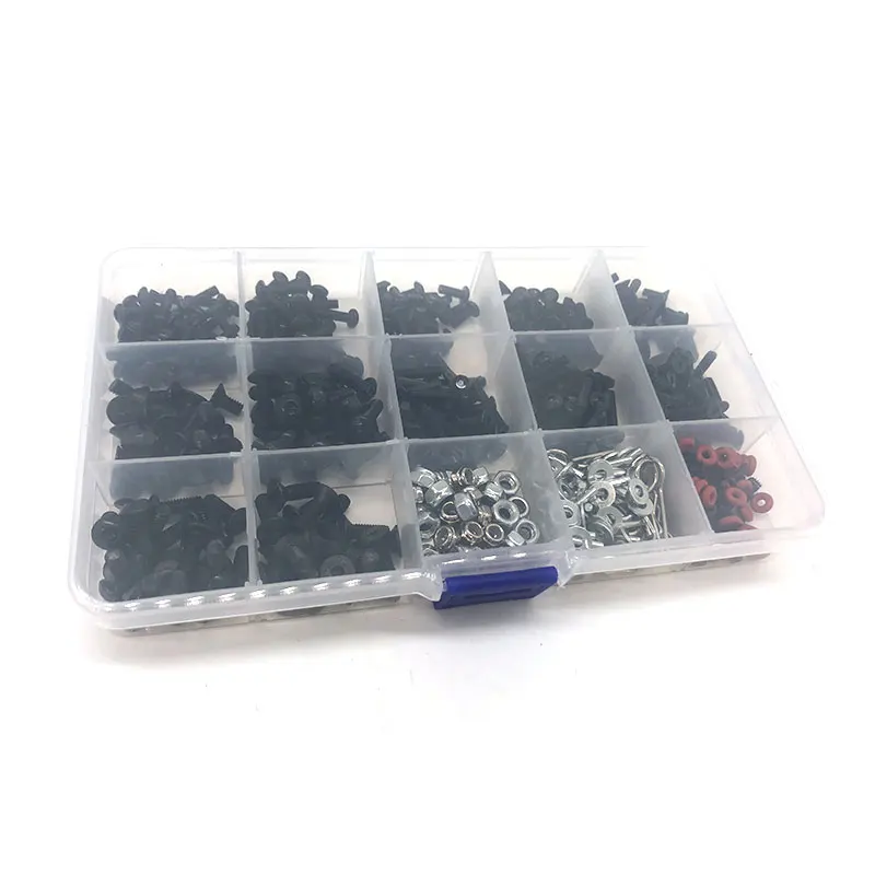 

Screws Box Set for 1/10 HSP Traxxas Trx4 Tamiya HPI Kyosho D90 SCX10 Remote Control RC Car Parts 500Pcs