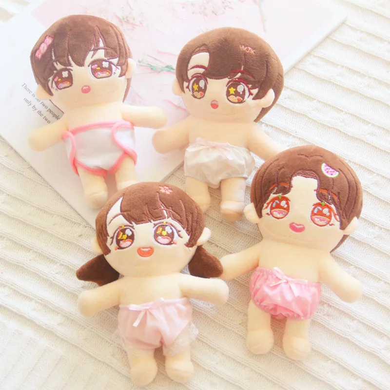 20cm Kawaii Idol Plush Doll Panties Diapers Puppet Toy Pants Peach Pants Love Short Star Dolls Accessories for Plush Doll