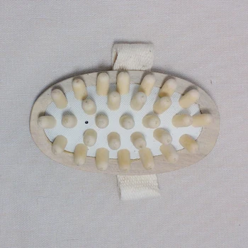 

Hand-Held Wooden Body Brush Massager Cellulite Reduction Relieve Tense Muscles 27RC