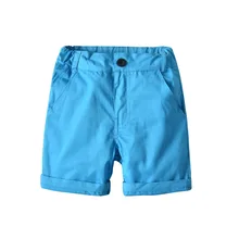 Boys' Casual Shorts Big Boy Baby Summer Woven Pure Cotton Shorts Zip Pants a Generation of Fat