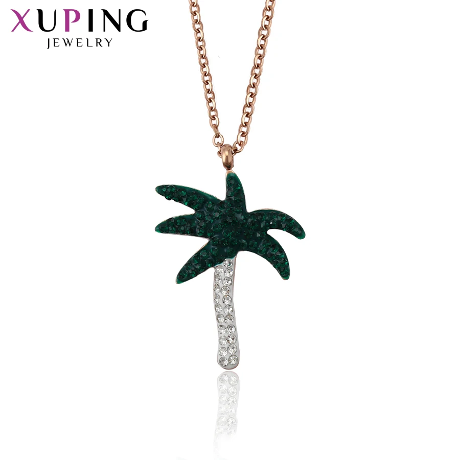 Xuping модное растительное ожерелье новое простое темпераментное женское длинное