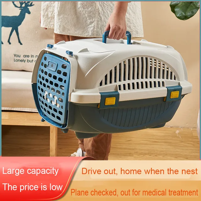 caisse de transport chat, boîte de Transport aérienne Portable pour chiens