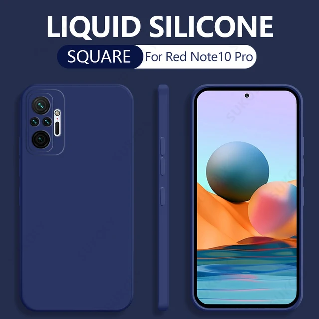 Luxury Square Phone Case For Xiaomi Redmi Note 10 11 9 Pro 10s 9s 8 7 Pro 9 9A Poco F3 X3 NFC GT M4 Mi 11 10T 11T Pro Lite Case Blue