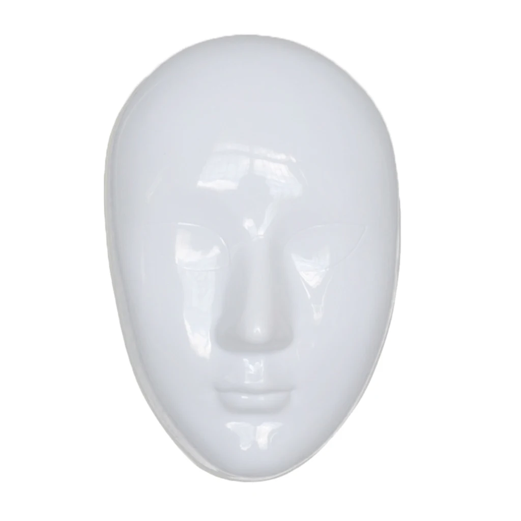 DIY Unpainted Mask White Blank Face Mask Masquerade Costume Masks