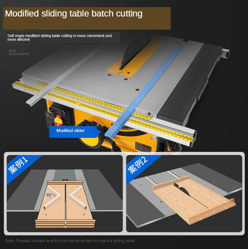 US $339.00 Free Shipment in Germany 8 inch Portable DustFree Wood Cuting Machine Small Desktop Woodworking Siding Table Saw