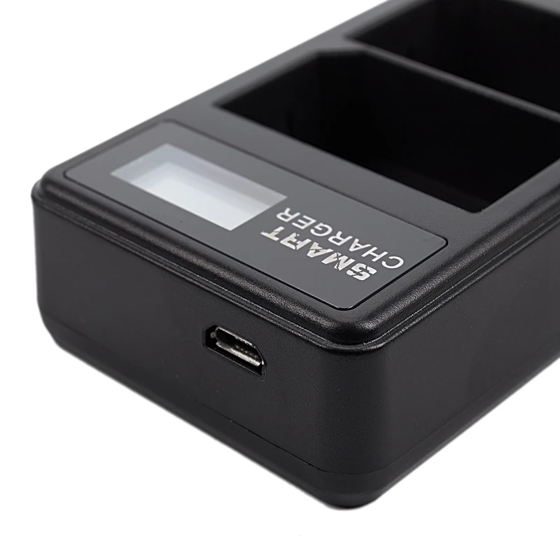 Lcd Usb Dual Battery Charger For Sony Np-Fz100 Ilce-9 A9 A7Riii A7Iii A7Rm3