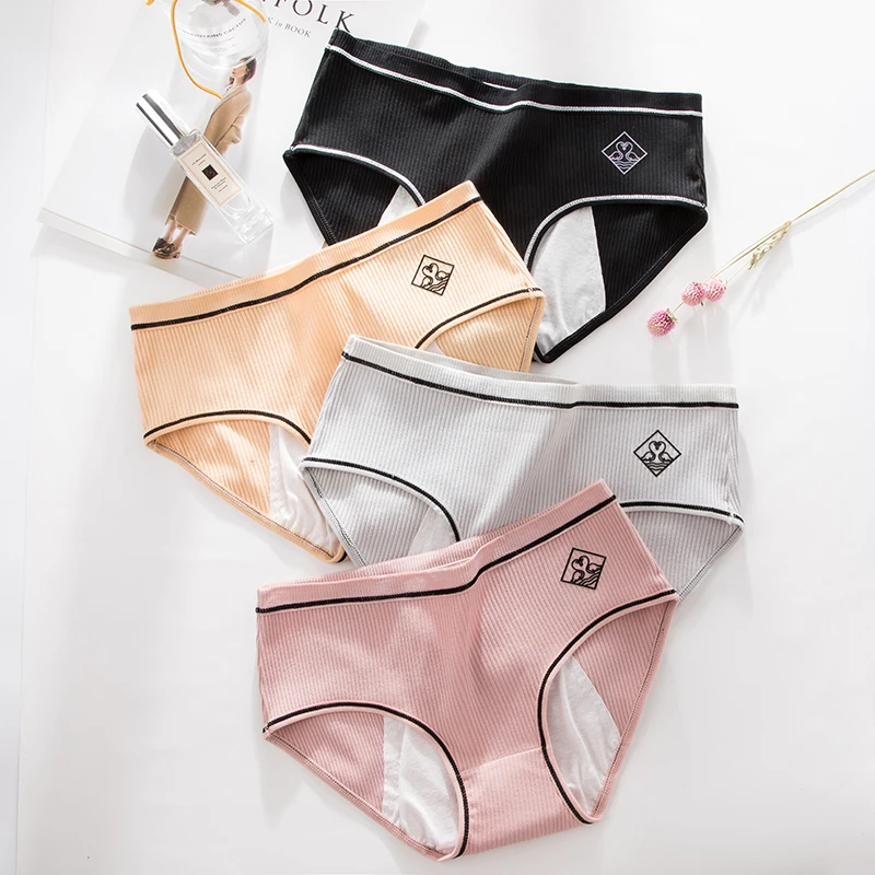 

Menstrual Panties For Women Leak Proof Physiological Period Briefs Cotton Waterproof Underwear Female Underpants #F