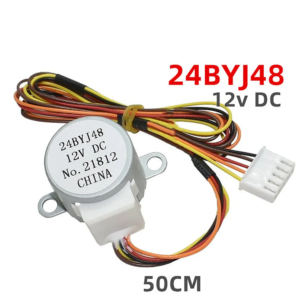 tampa do motor deslizante, comprimento 24mm do fio, 24BYJ48, 12V