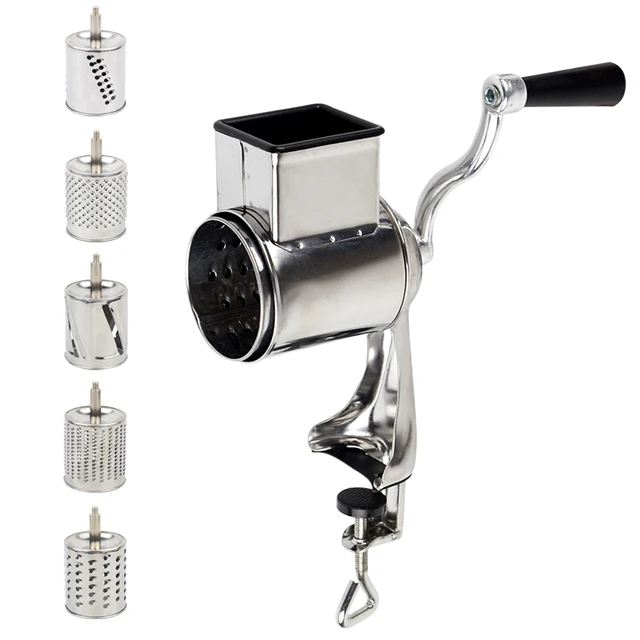  LHS Rotary Cheese Grater Stainless Steel Manual