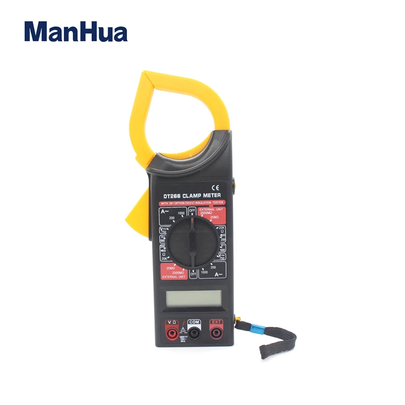 

DT266 Insulation Tester Unit Multifunctional Digital Clamp Meter With LCD