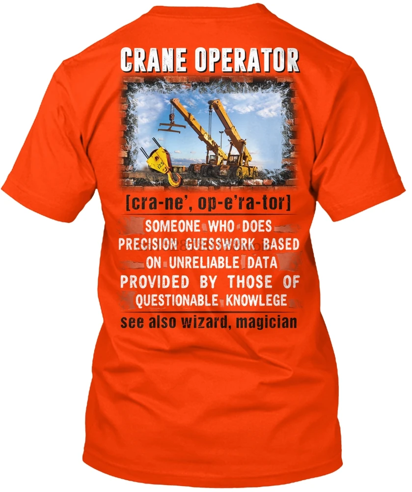 Мужская футболка Awesome Crane Operator Shirt(1) Женская и | одежда