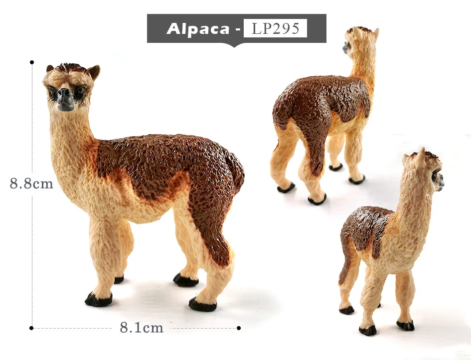 Koala Wolf Deer Leopard Alpaca Antelope Monkey animal model figurines home decor miniature fairy garden decoration accessories