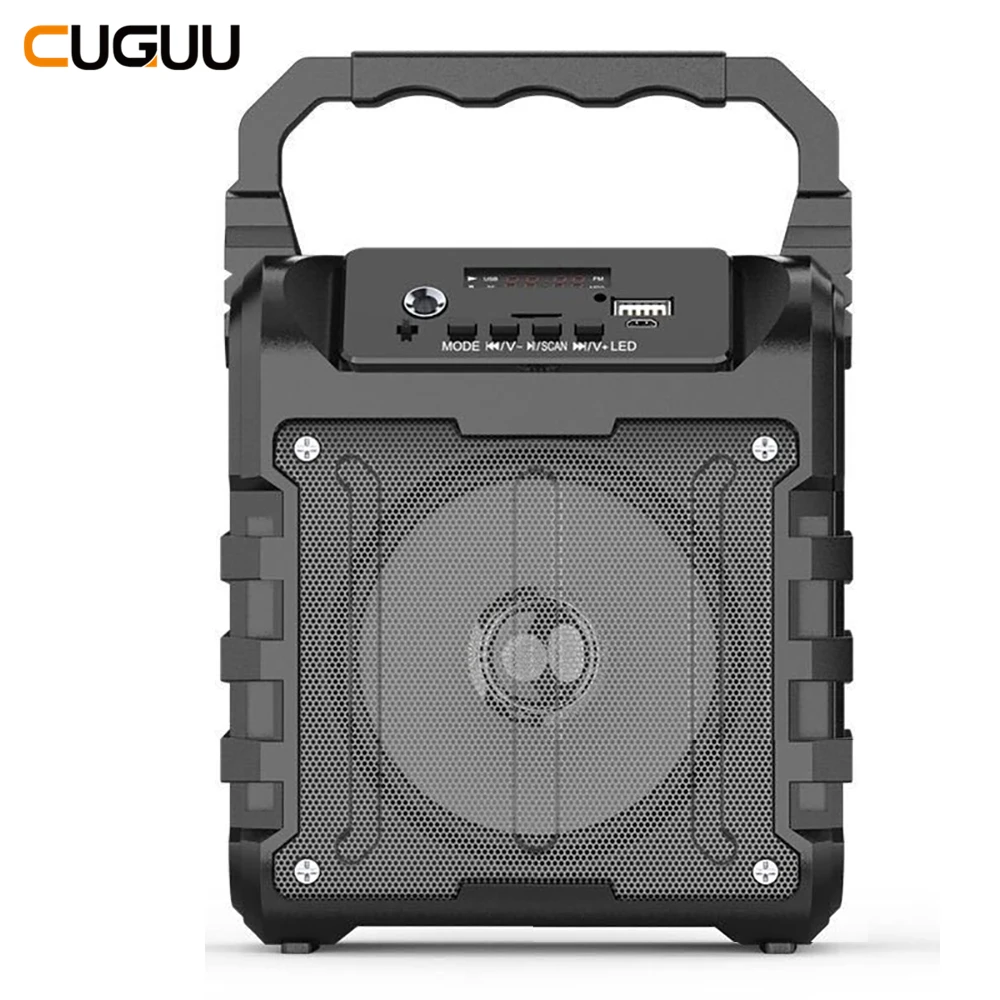 Portable Bluetooth Speaker Portable Wireless Loudspeaker Sound System 5W Stereo With Microphone FM Outdoor Party Speaker 1200mAh